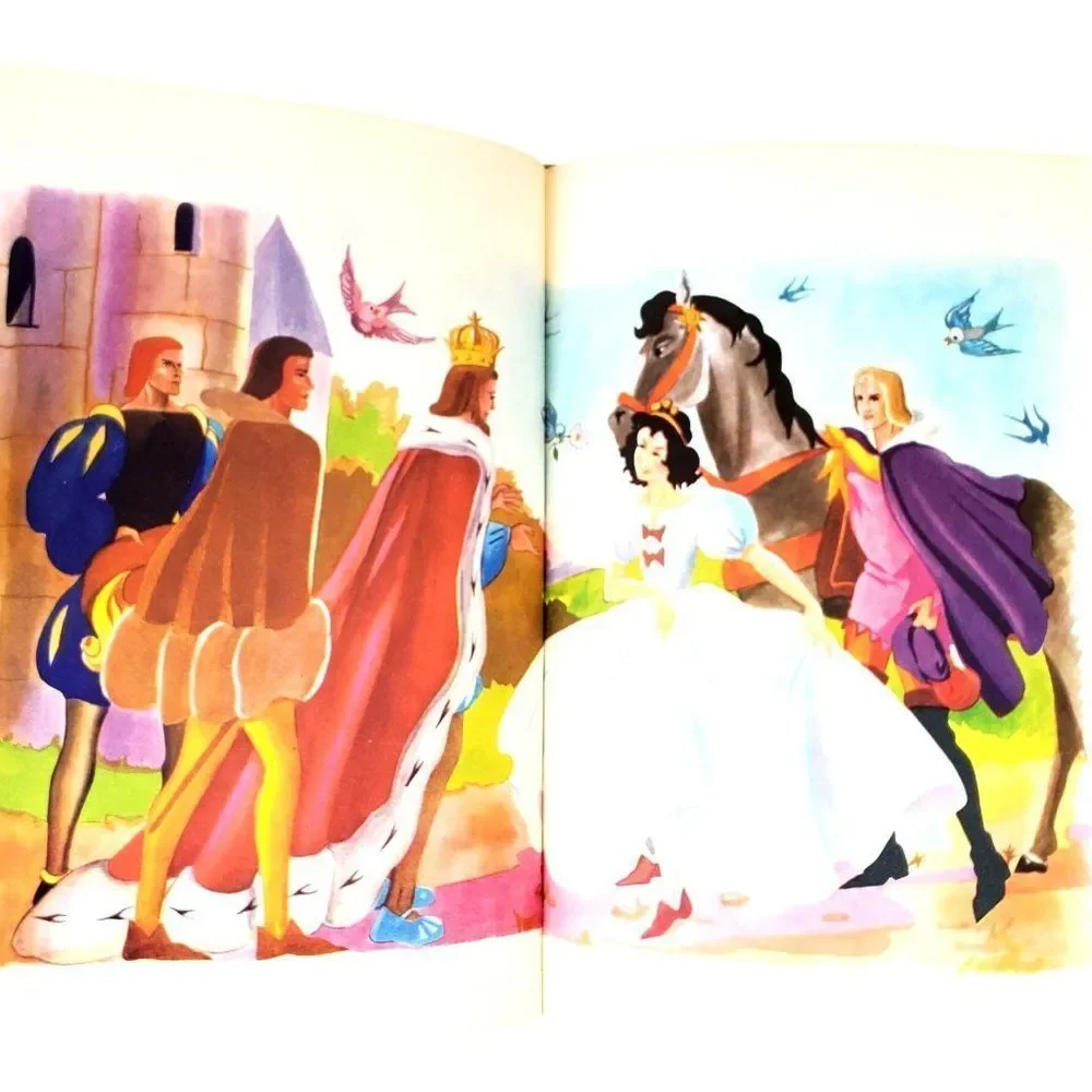 Blanche Neige Snow White Book Simone Deleuil Paris 1958 Children Fairy Tale - Picture 12 of 16